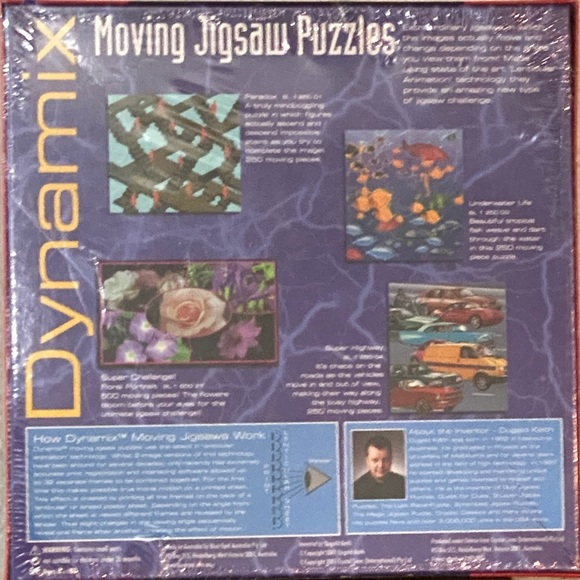 Dynamix Moving Jigsaw Puzzle 250 Pc 13”x12” Super Highway Cars Dugald Keith NIB - Picture 2 of 12